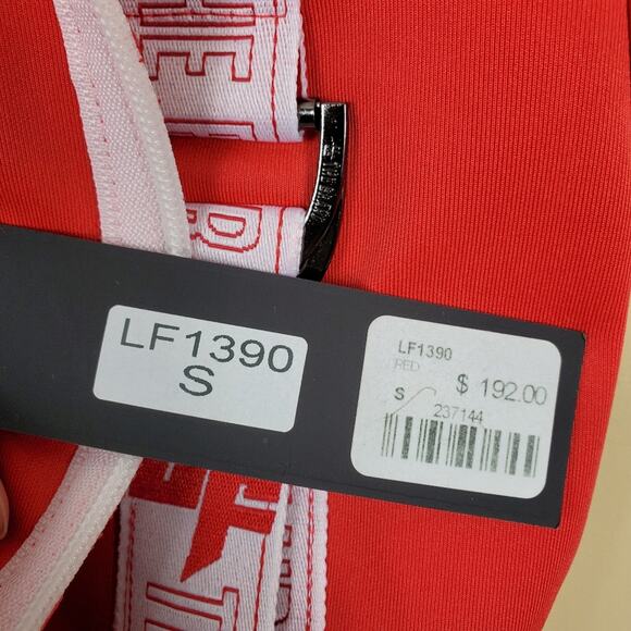 LF the Brand Cropped Branded Logo Vest in Red Size S - Picture 6 of 12